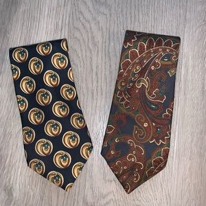 2 Dior Silk Ties